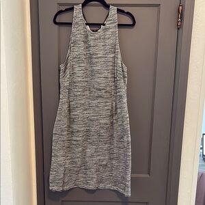 Grayish Sleeveless Knit Dress